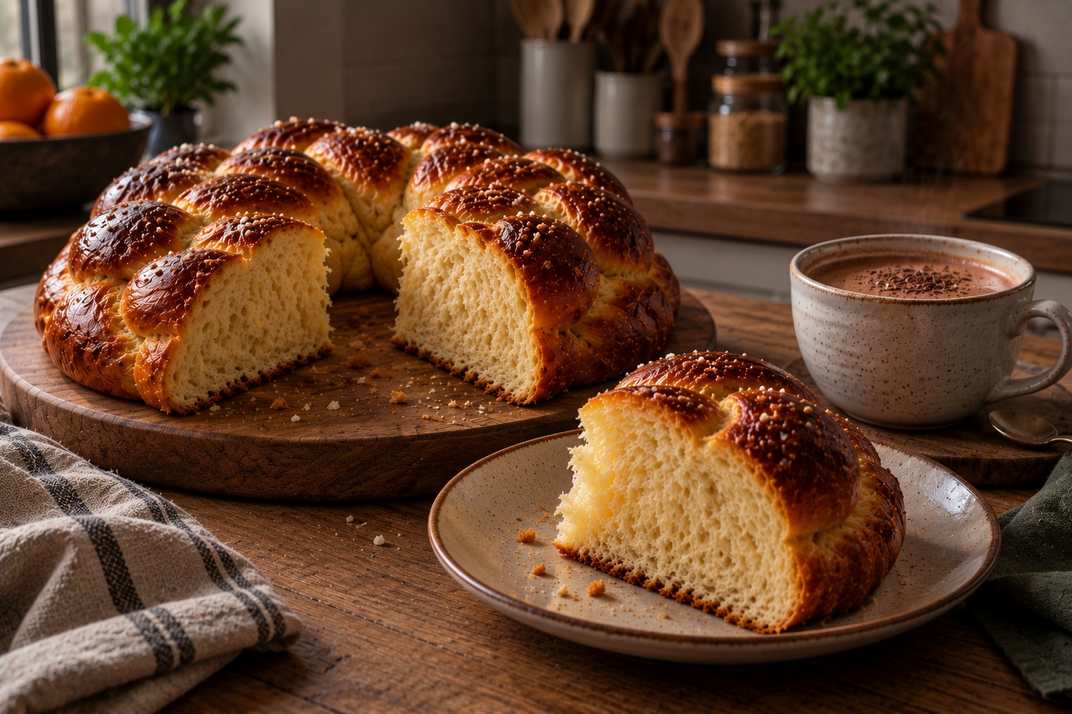 Pain au beurre et chocolat