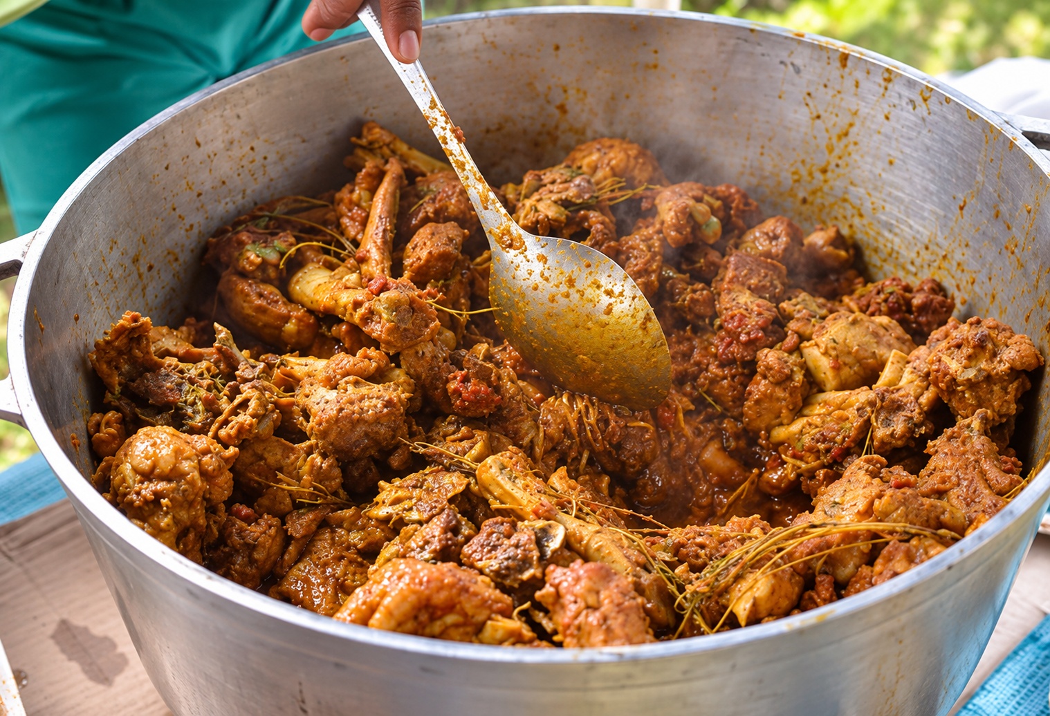 Plat de cuisine créole
