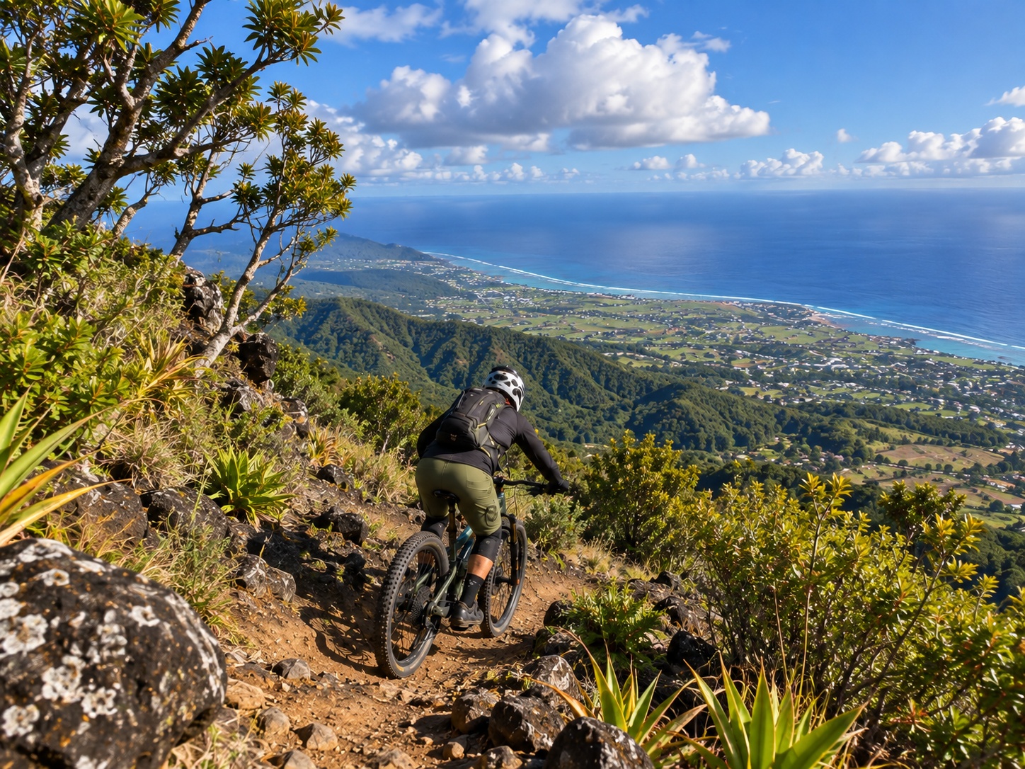 Activité en pleine nature à La Réunion