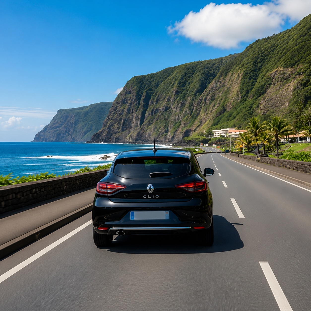 Voiture sur une route