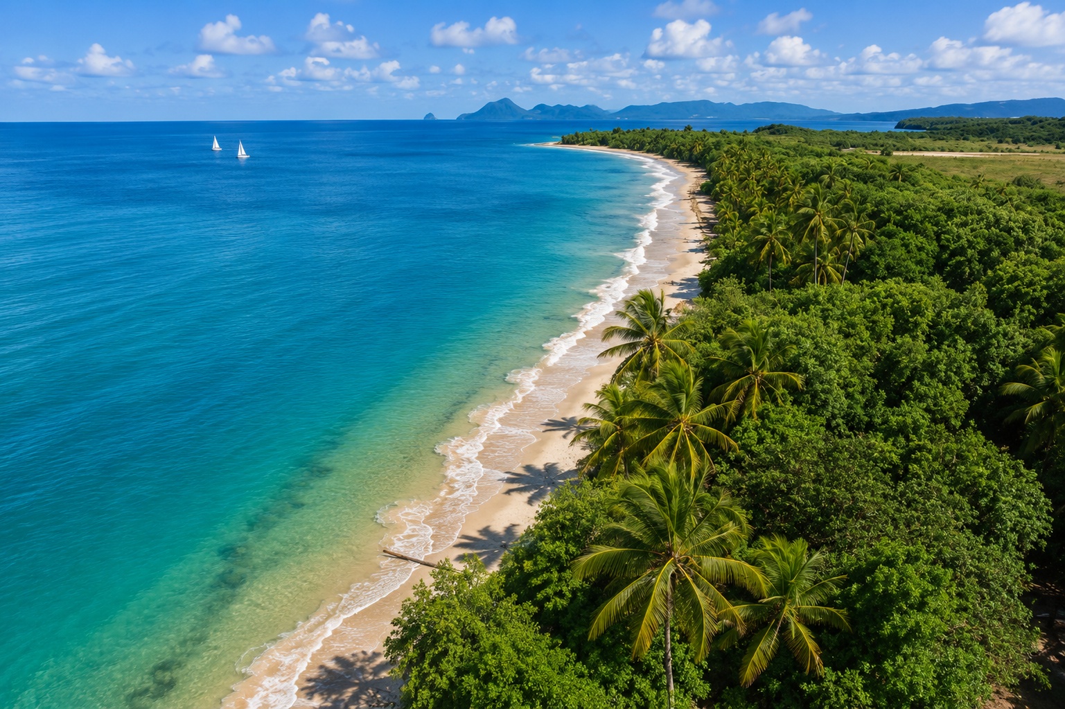 Plage des Salines en Martinique