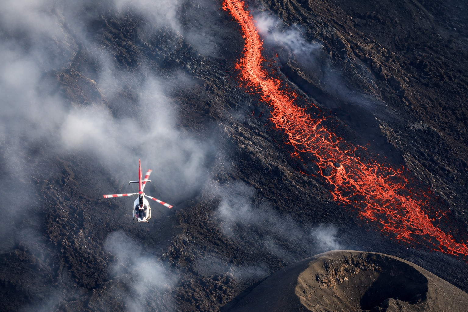 Paysage volcanique de La Réunion