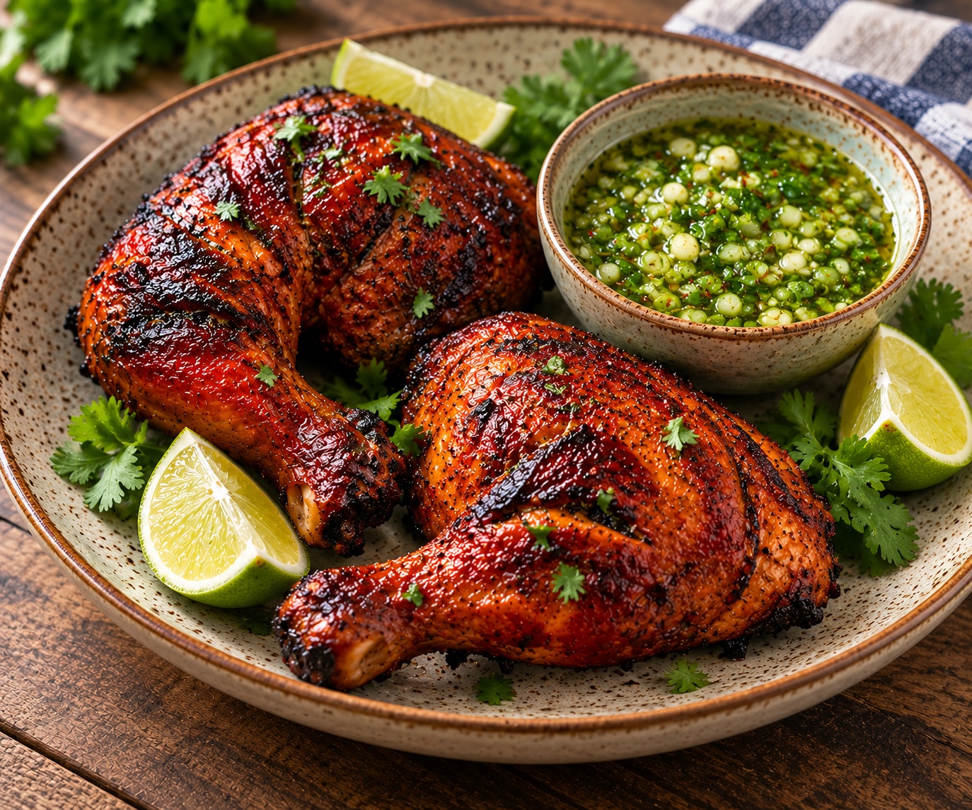 Poulet boucané guadeloupéen