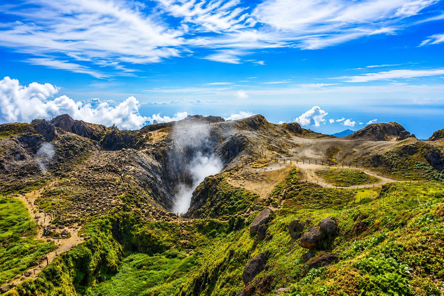 La Soufrière en Guadeloupe