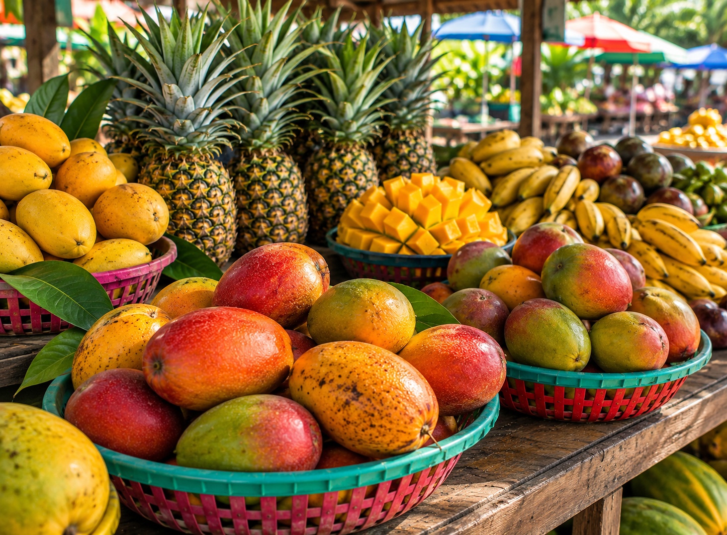 Fruits tropicaux de Guadeloupe