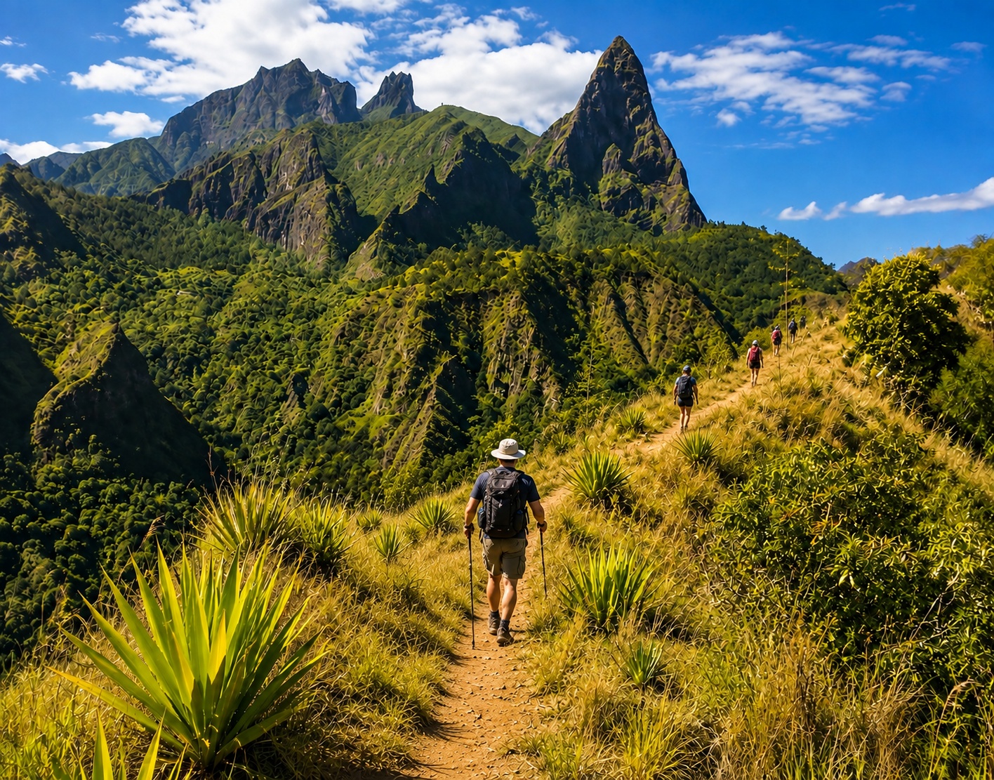 Randonnée montagne à La Réunion